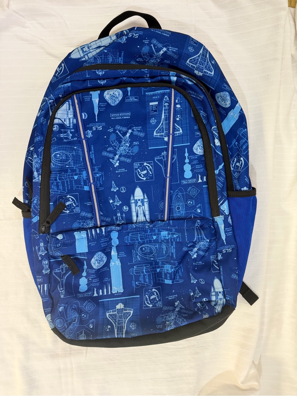 Space-Print Backpack